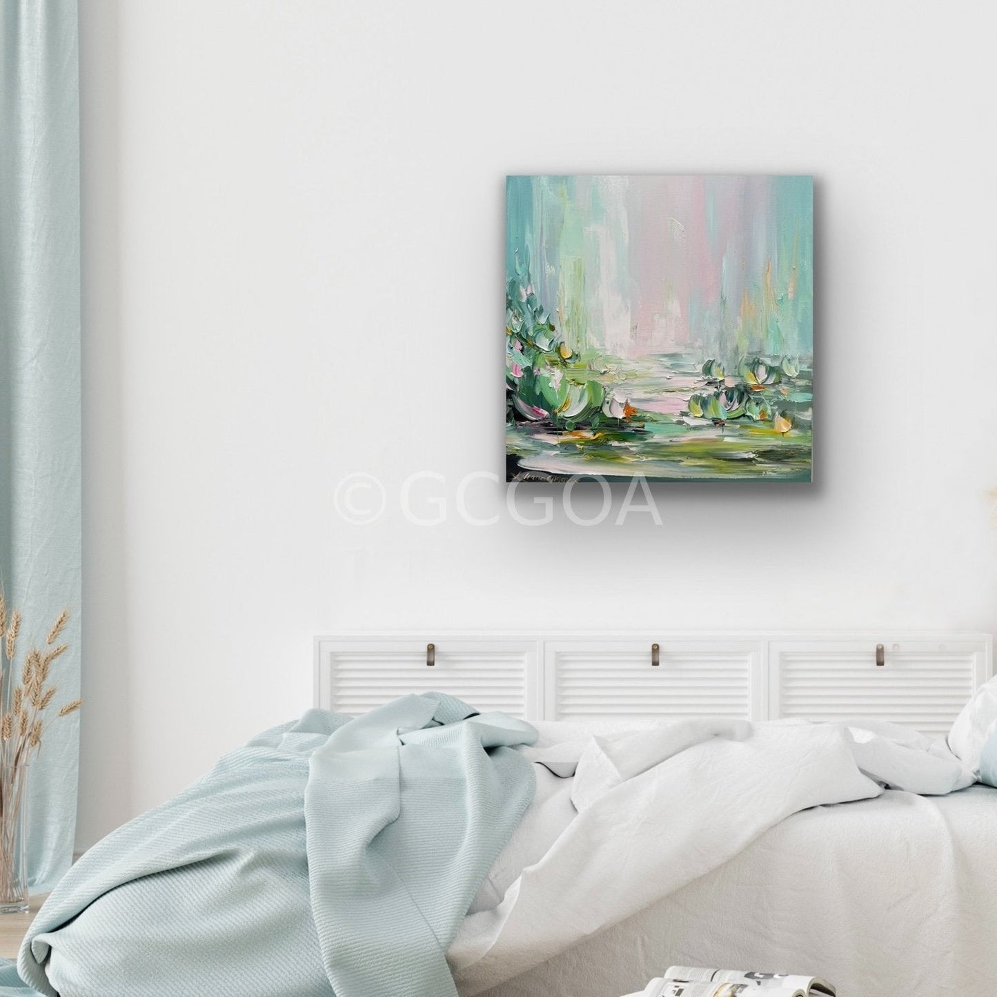 Water Lilies No 177 - Original Art - Gold Coast Gallery Of ArtLiliana Gigovic