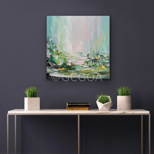 Water Lilies No 177 - Original Art - Gold Coast Gallery Of ArtLiliana Gigovic