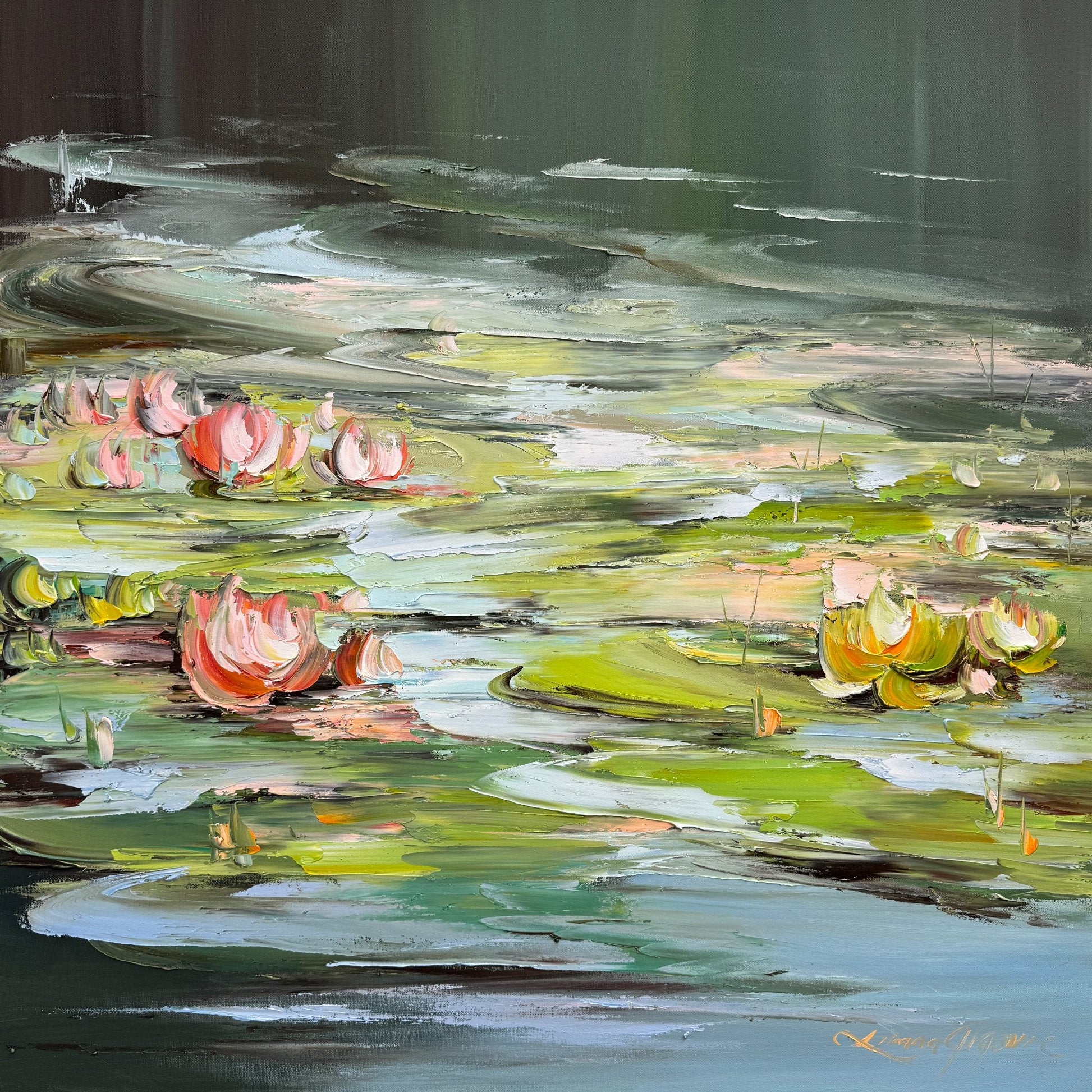 Water lilies No 178 - Gold Coast Gallery Of ArtLiliana Gigovic