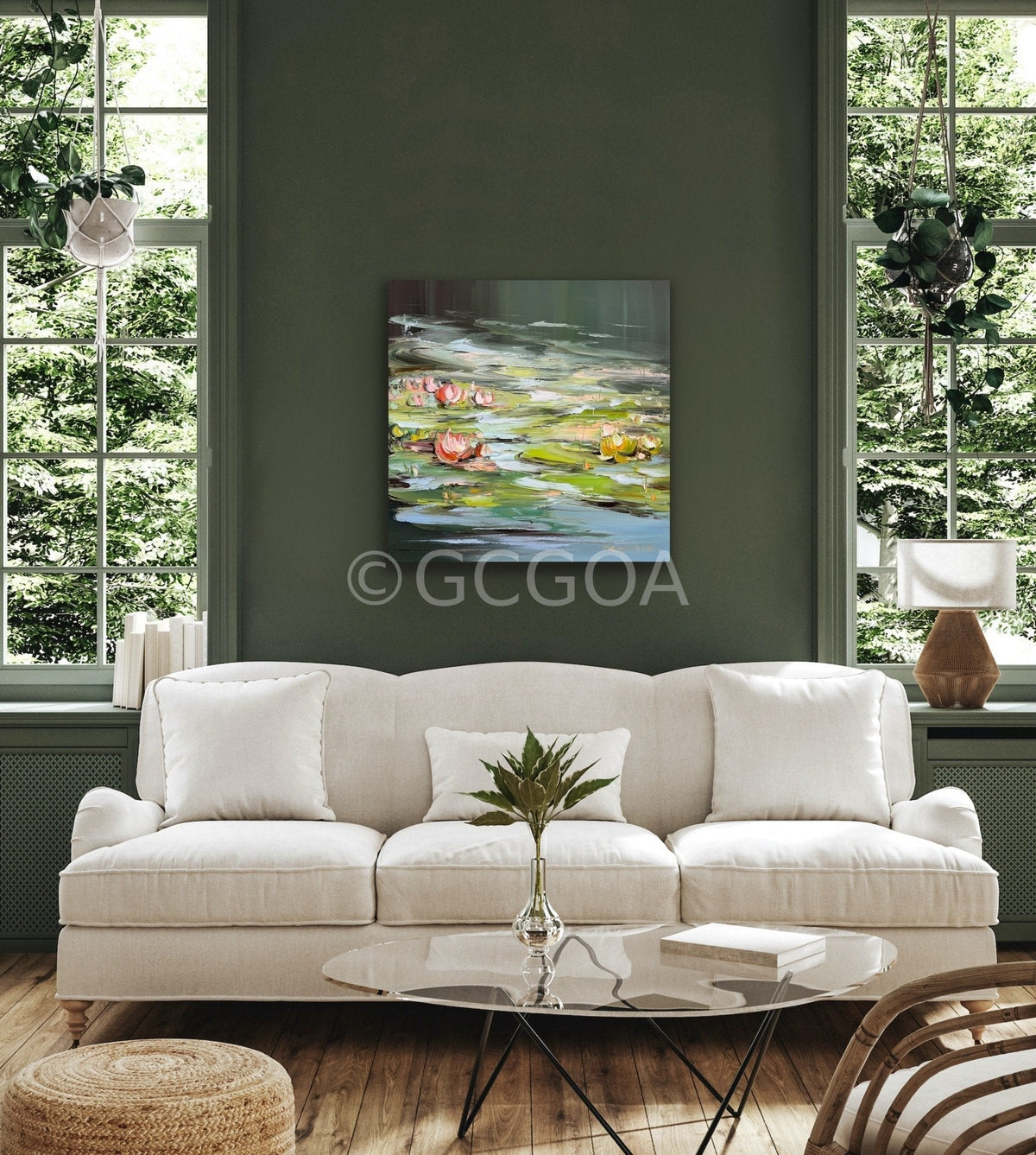 Water Lilies No 178 - Original Art - Gold Coast Gallery Of ArtLiliana Gigovic