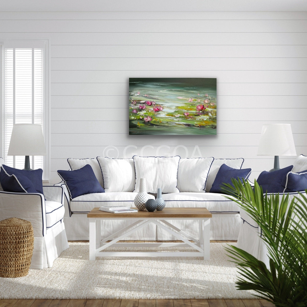 Water Lilies No 180 - Original Art - Gold Coast Gallery Of ArtLiliana Gigovic