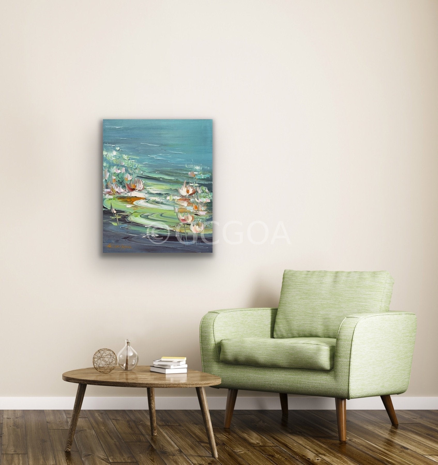 Water Lilies No 182 - Original Art - Gold Coast Gallery Of ArtLiliana Gigovic