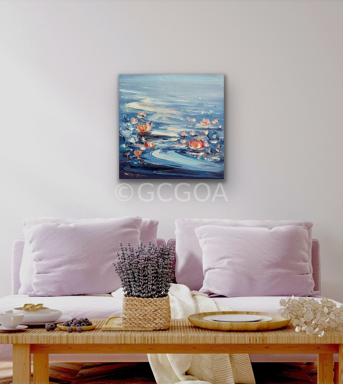 Water Lilies No 186 - Original Art - Gold Coast Gallery Of ArtLiliana Gigovic