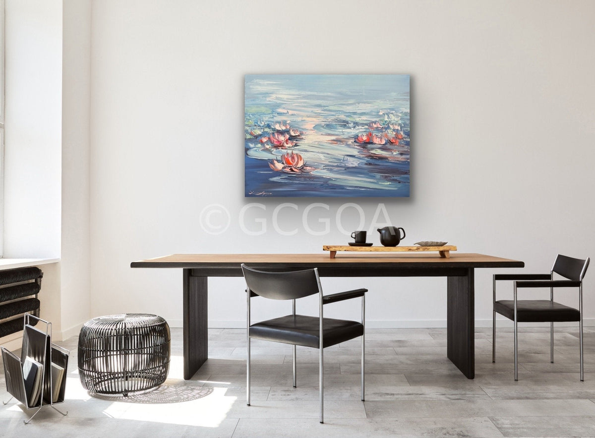 Water Lilies No 187 - Original Art - Gold Coast Gallery Of ArtLiliana Gigovic