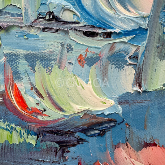 Water Lilies No 187 - Original Art - Gold Coast Gallery Of ArtLiliana Gigovic