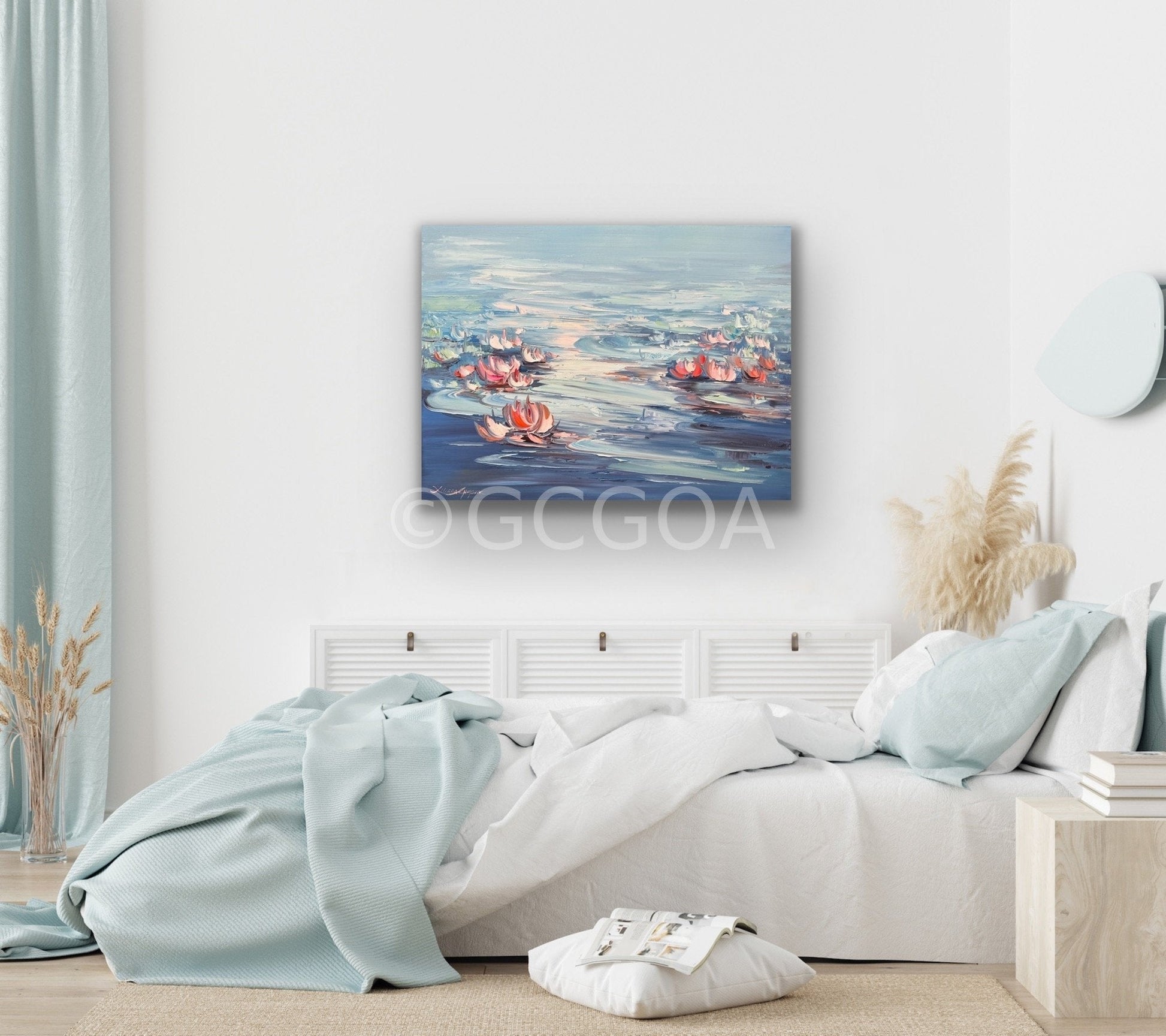 Water Lilies No 187 - Original Art - Gold Coast Gallery Of ArtLiliana Gigovic