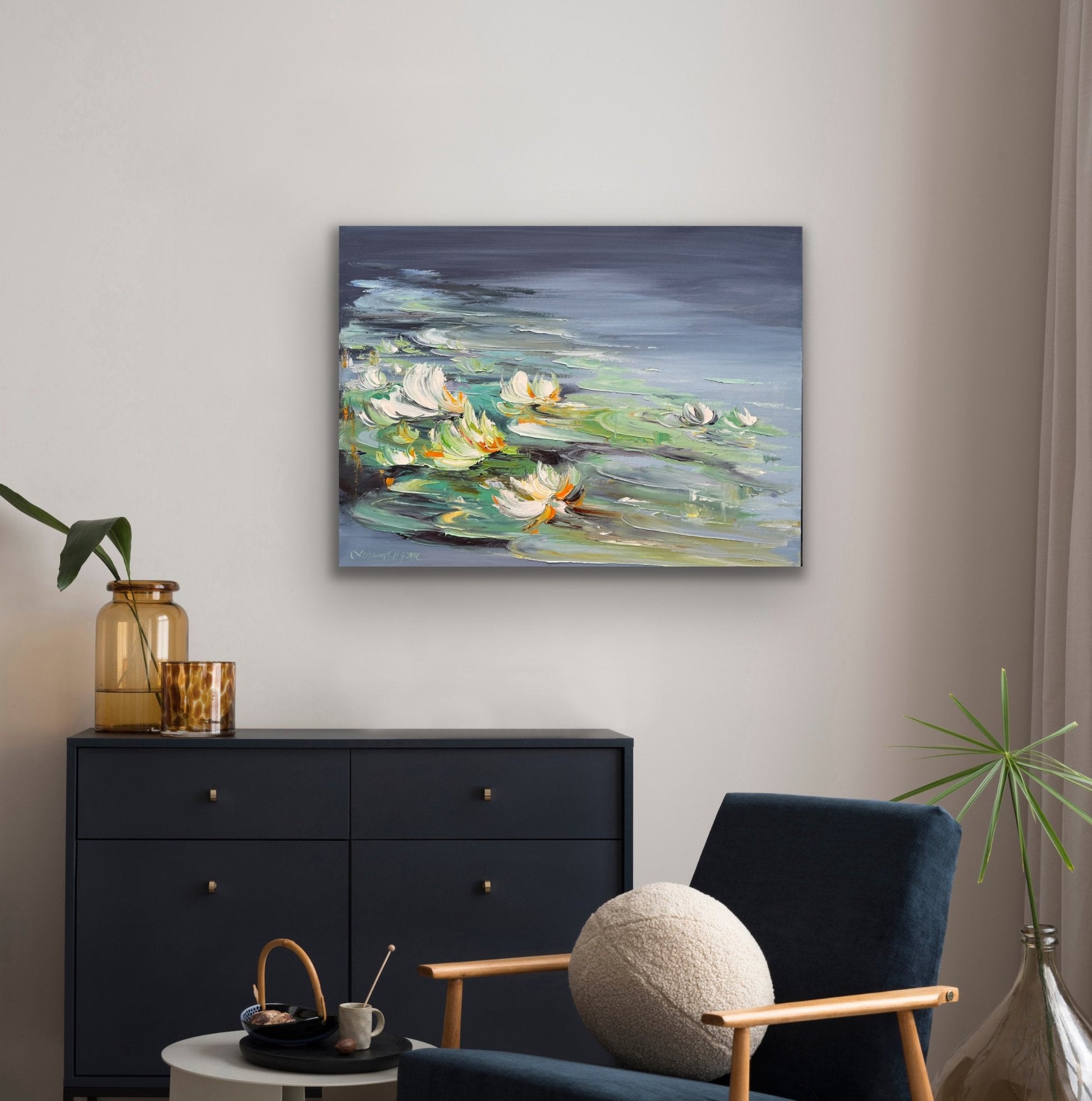 Water lilies No 191 - Gold Coast Gallery Of ArtLiliana Gigovic