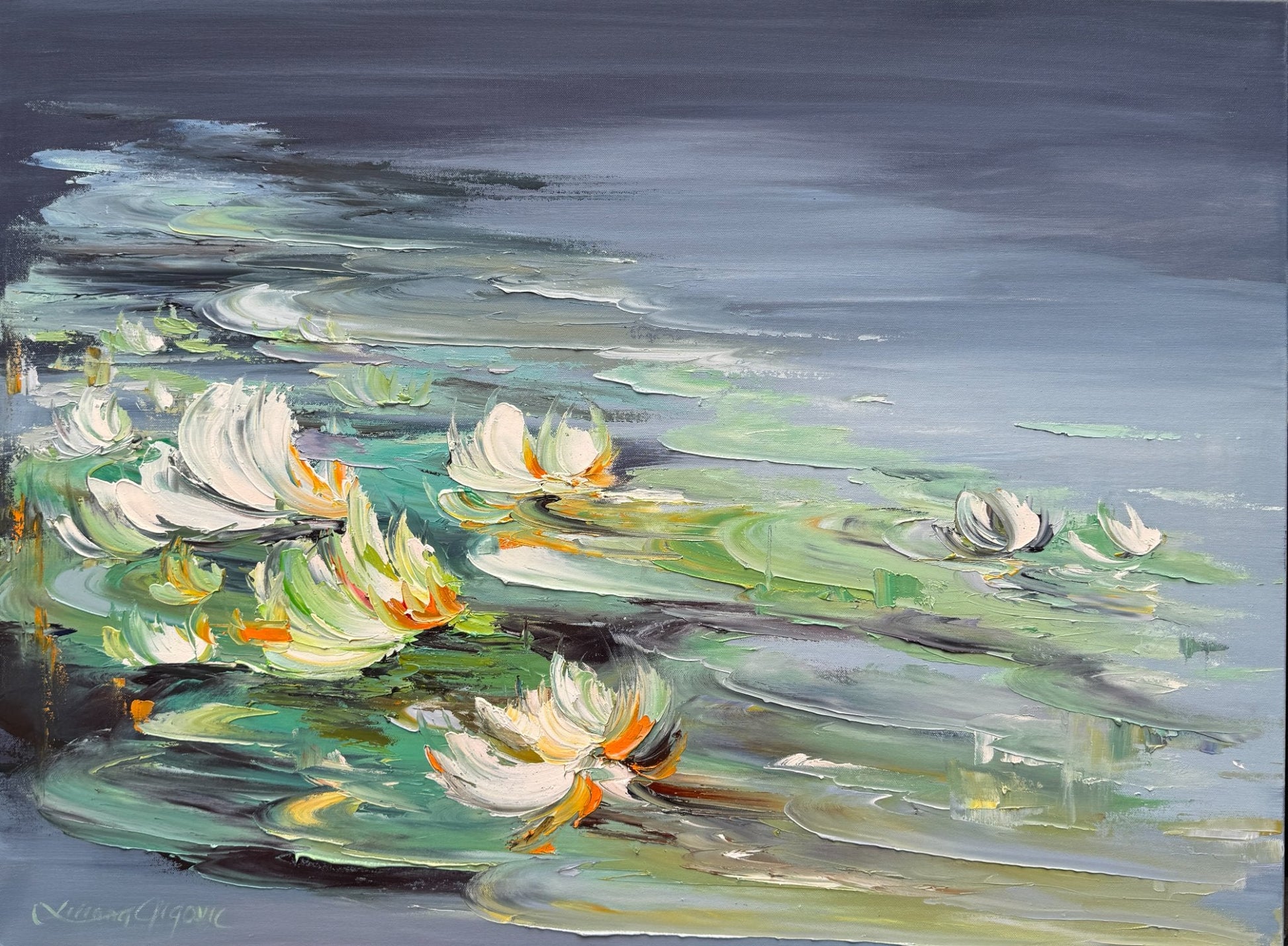 Water lilies No 191 - Gold Coast Gallery Of ArtLiliana Gigovic