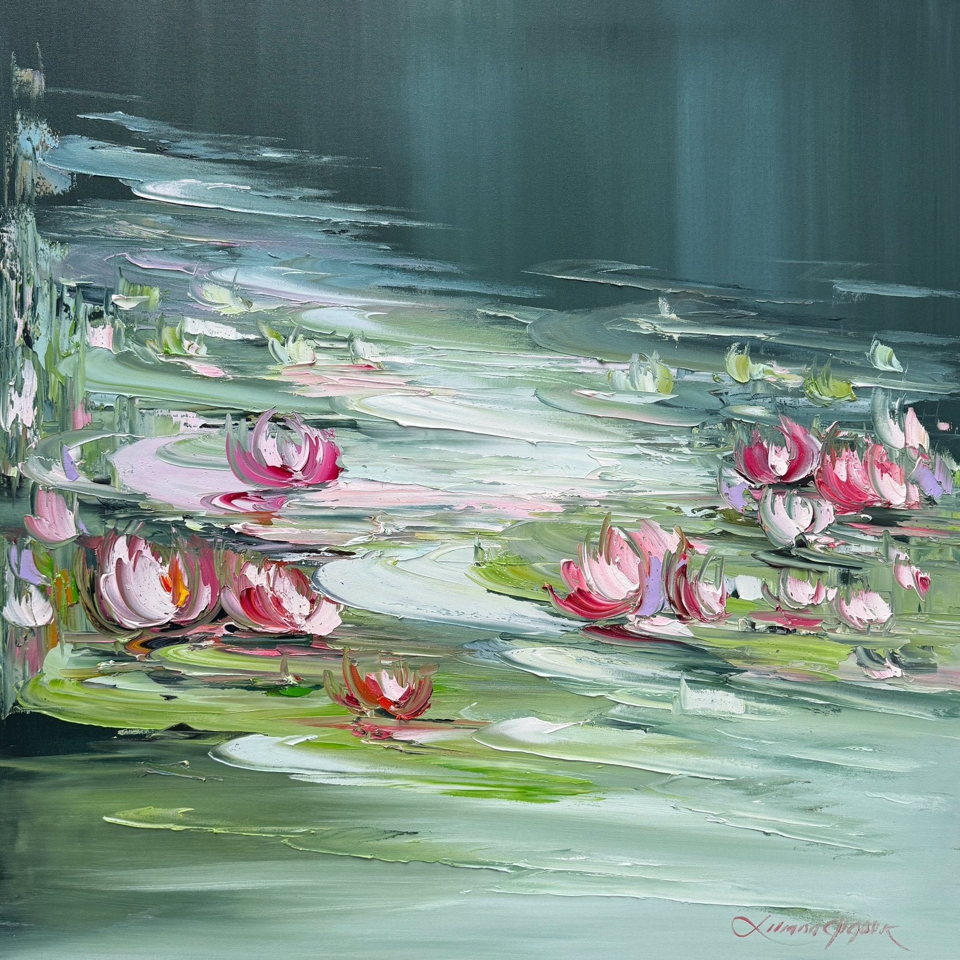 Water lilies No 195 - Gold Coast Gallery Of ArtLiliana Gigovic