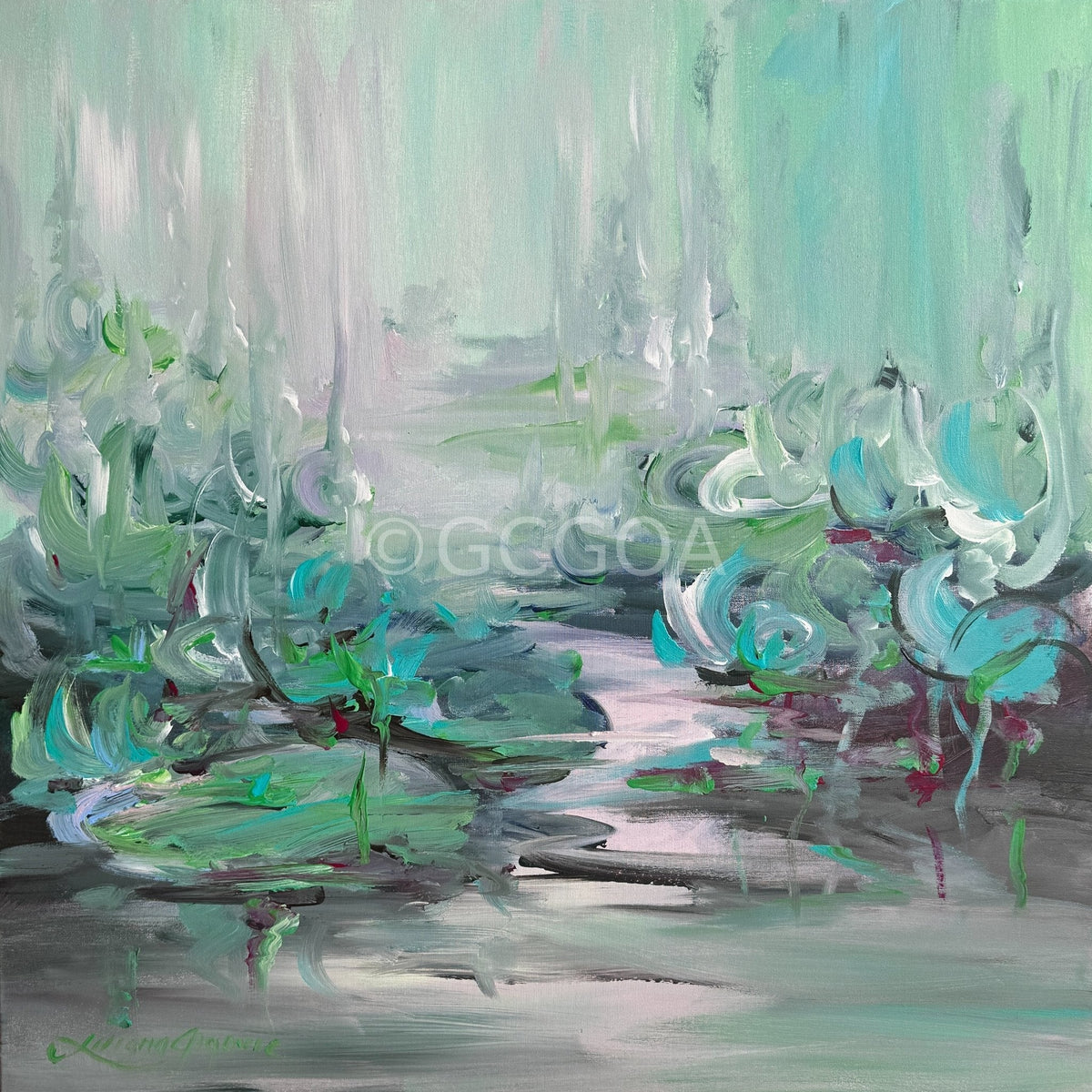 Water lilies No 196 - Gold Coast Gallery Of ArtLiliana Gigovic