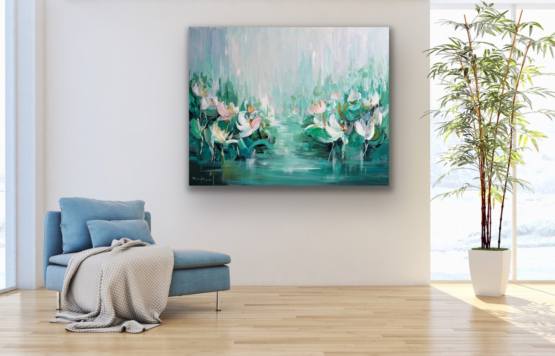 Water lilies No 198 - Gold Coast Gallery Of ArtLiliana Gigovic