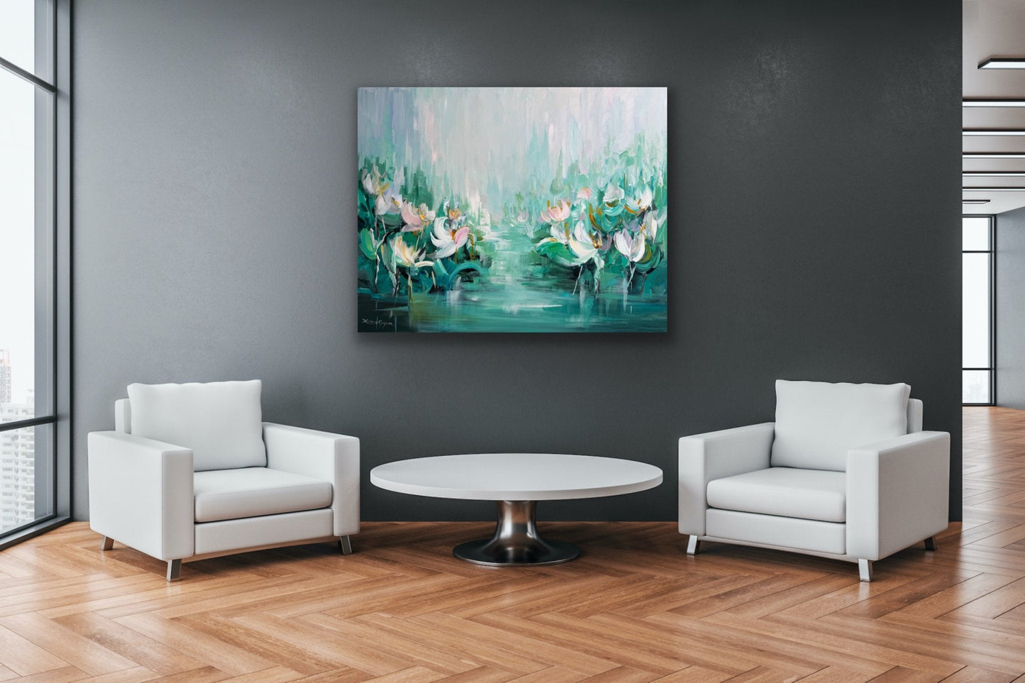 Water lilies No 198 - Gold Coast Gallery Of ArtLiliana Gigovic
