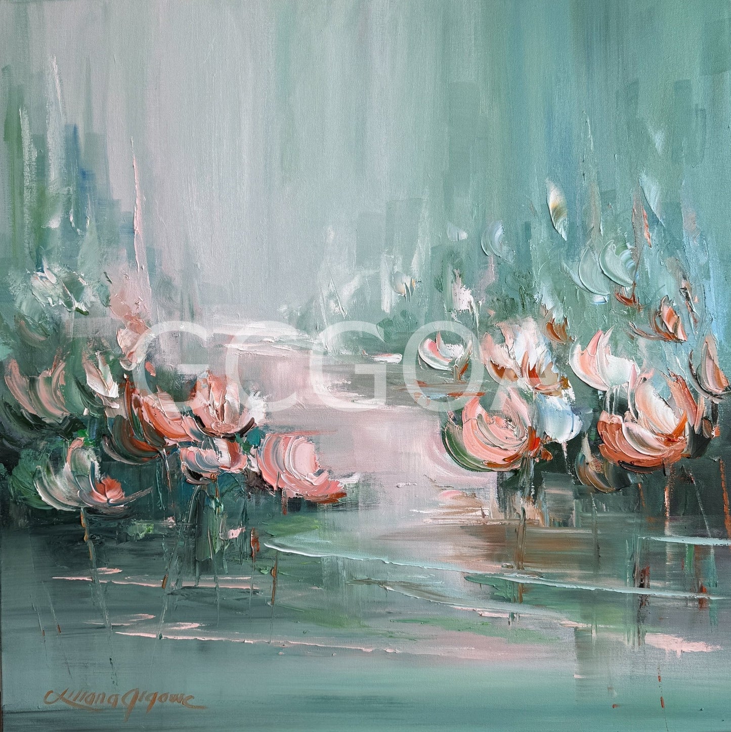 Water lilies No 200 - Gold Coast Gallery Of ArtLiliana Gigovic