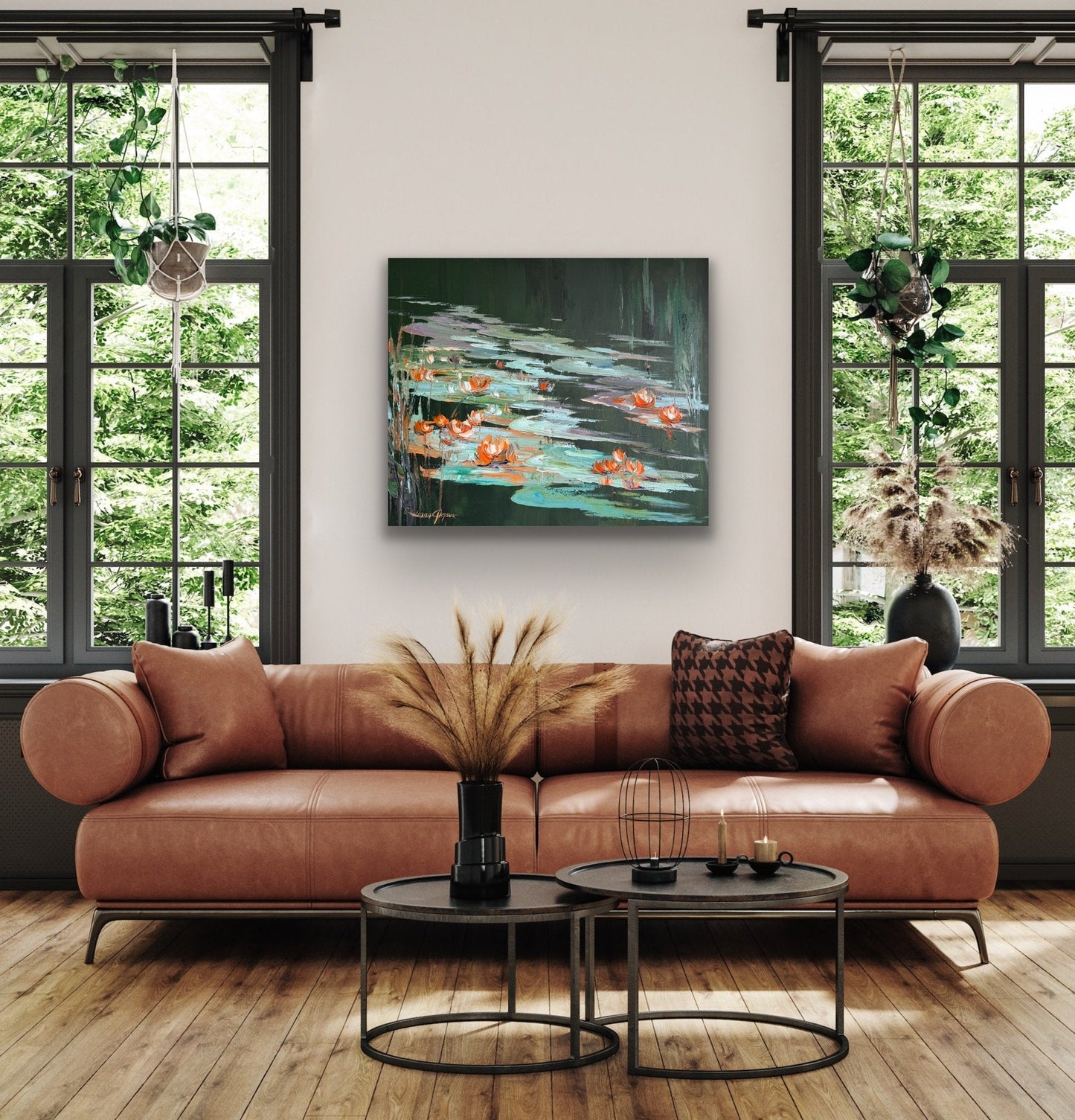 Water lilies No 201, - Gold Coast Gallery Of ArtLiliana Gigovic