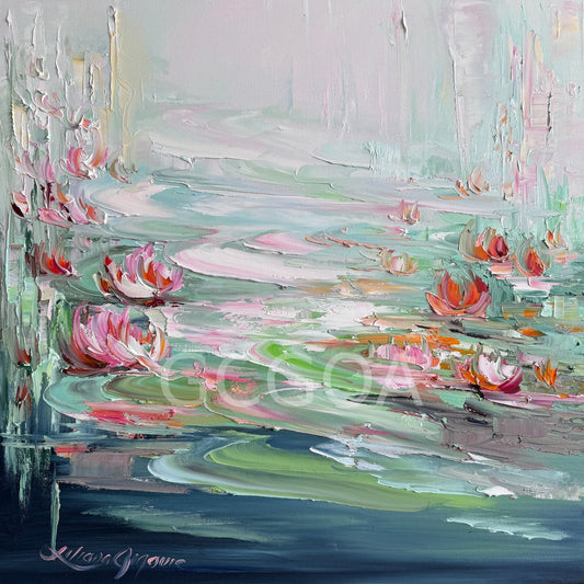 Water lilies No 204 - Gold Coast Gallery Of ArtLiliana Gigovic