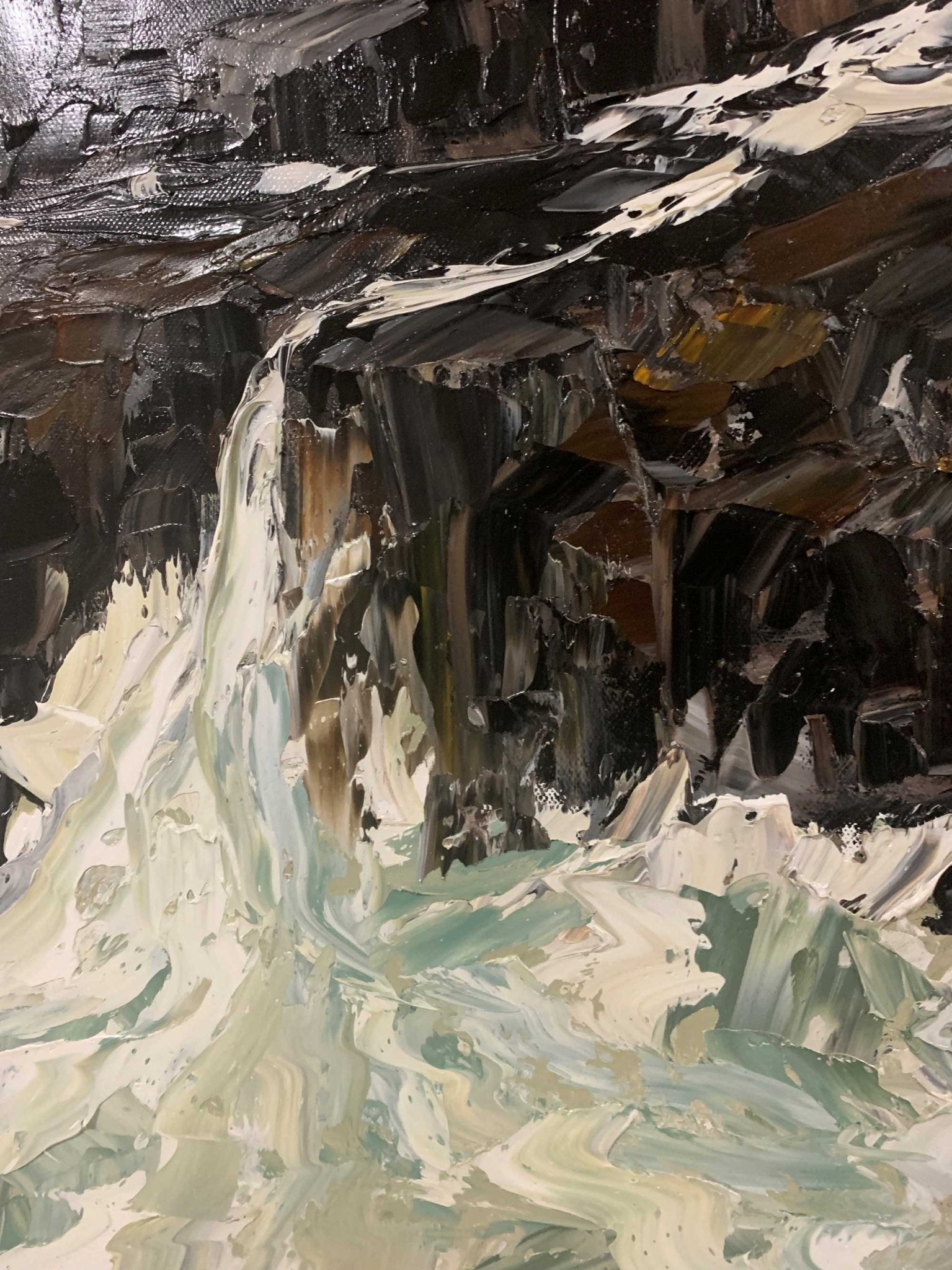 Waves and rocks - Gold Coast Gallery Of ArtAnjana Rai