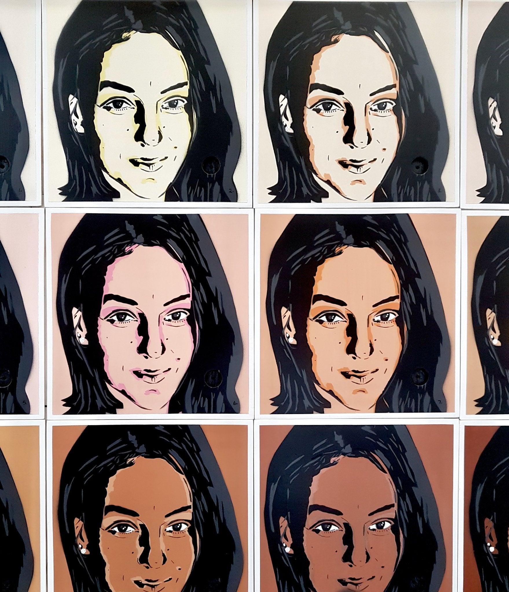 ‘We are one…We are all the same’ sliding timber panels / slide puzzle - Gold Coast Gallery Of ArtDeborah Lang