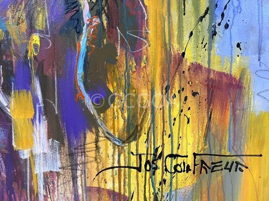 Weimaraner Dog - Original Art - Gold Coast Gallery Of ArtJos Coufreur