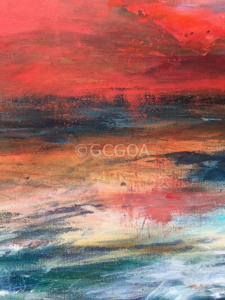 When Heaven and Earth Collide - Original Art - Gold Coast Gallery Of ArtOlivia Alexander
