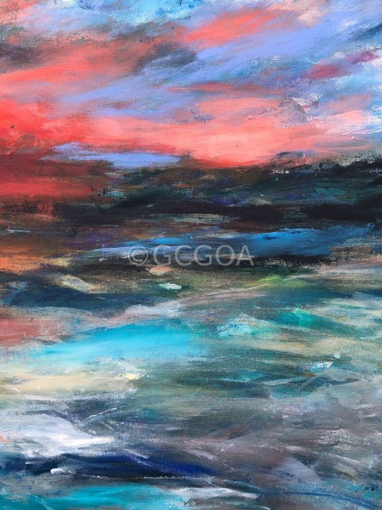 When Heaven and Earth Collide - Original Art - Gold Coast Gallery Of ArtOlivia Alexander