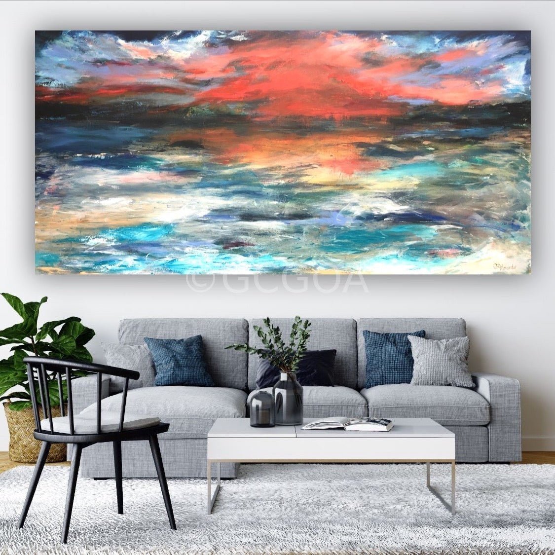 When Heaven and Earth Collide - Original Art - Gold Coast Gallery Of ArtOlivia Alexander