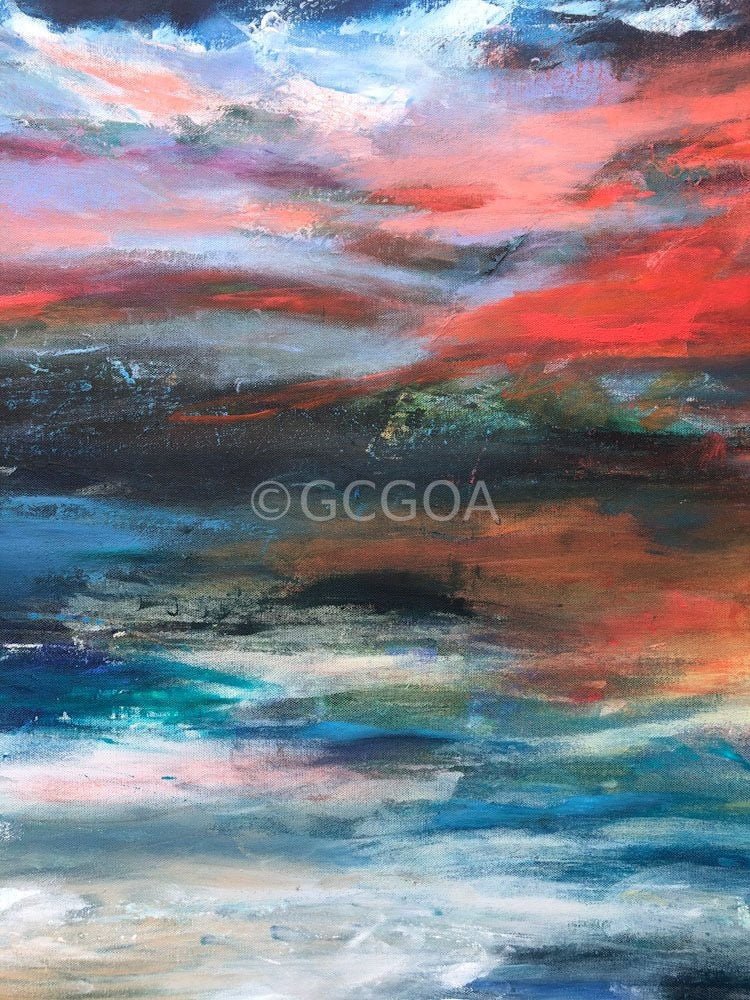 When Heaven and Earth Collide - Original Art - Gold Coast Gallery Of ArtOlivia Alexander