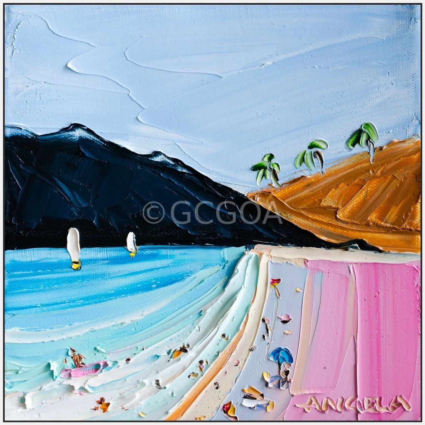 When The Vibe Is Right - Fine Art Print - Gold Coast Gallery Of ArtAngela Hawkey