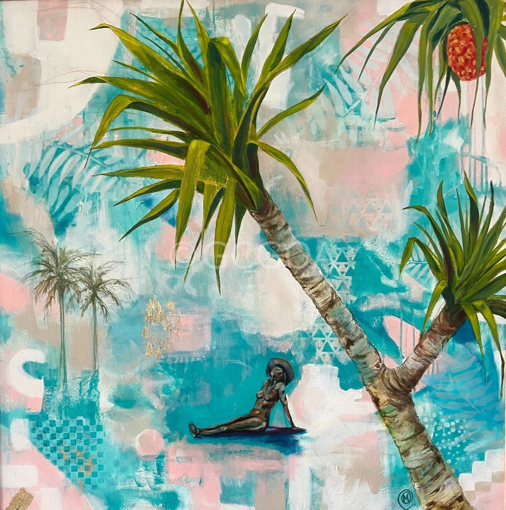 Where for ART thou, Sun Spirit (SOLD) - Gold Coast Gallery Of ArtMadeline Maclachlan