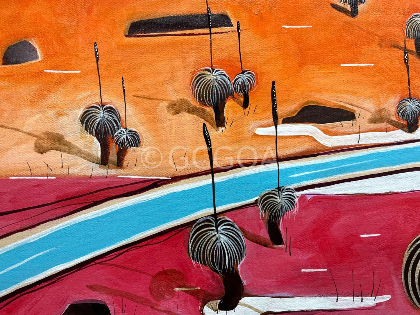 Where The Grasses Sway - Original Art - Gold Coast Gallery Of ArtTania Chanter