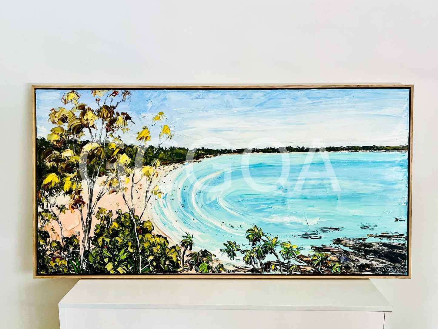 Where The Land Curves Softly - Gold Coast Gallery Of ArtAngela Hawkey