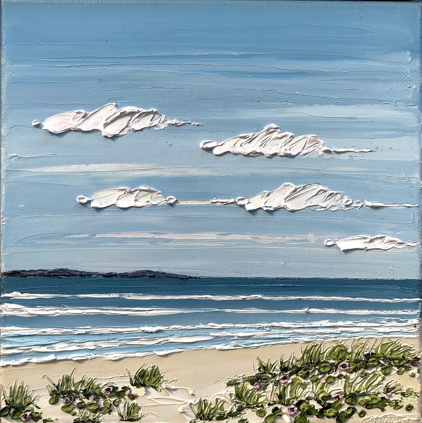Where The Ocean Waits - Gold Coast Gallery Of ArtJustine Bartie
