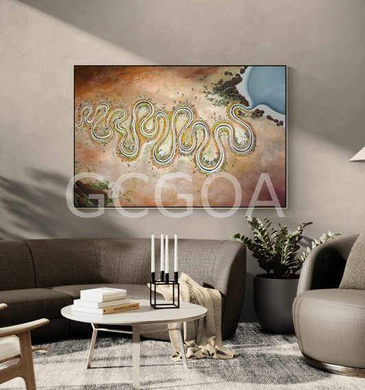 Where The River Carries Hope - Gold Coast Gallery Of ArtTania Chanter