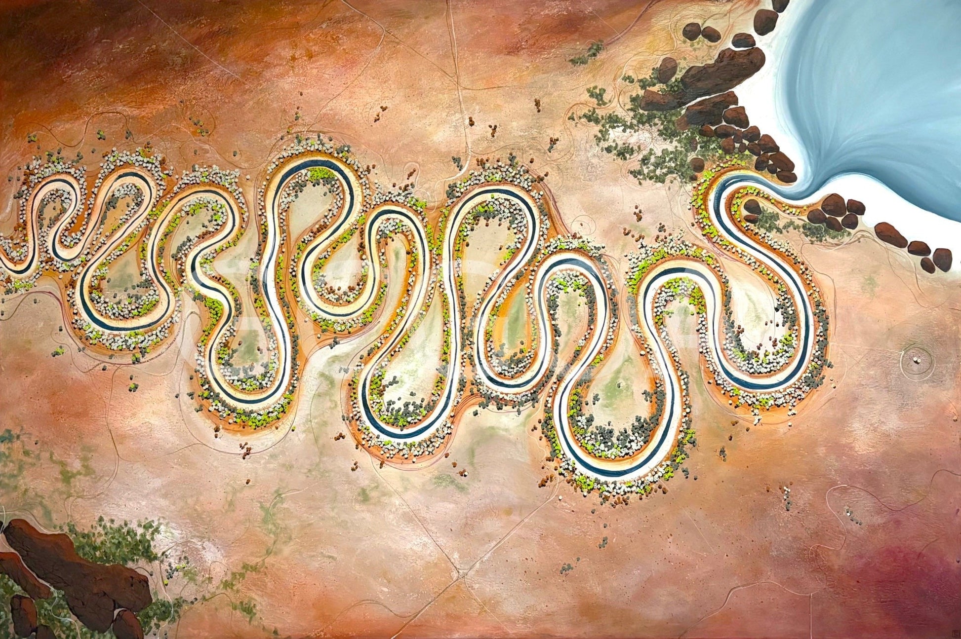 Where The River Carries Hope - Gold Coast Gallery Of ArtTania Chanter
