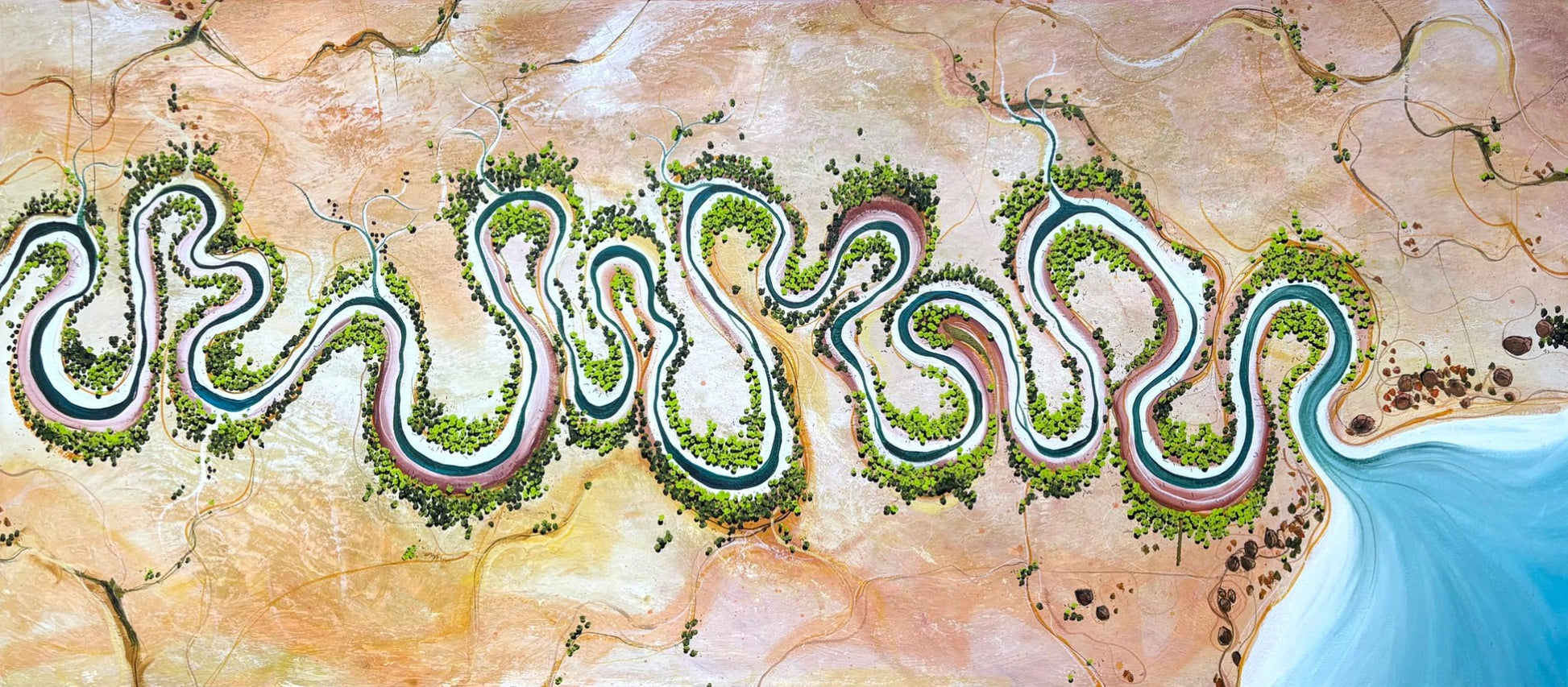 Where The River Comes Home - Gold Coast Gallery Of ArtTania Chanter