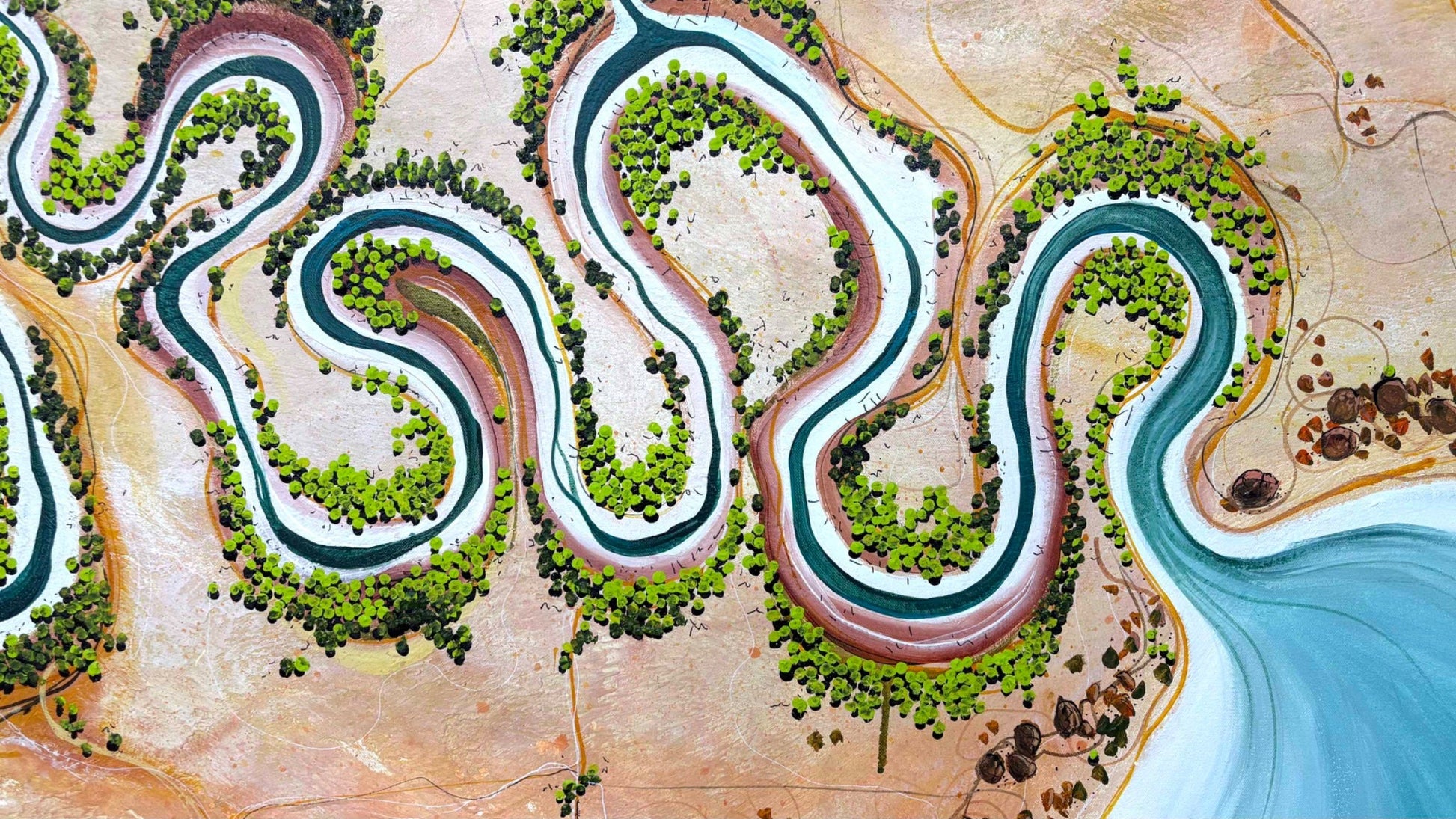 Where The River Comes Home - Gold Coast Gallery Of ArtTania Chanter