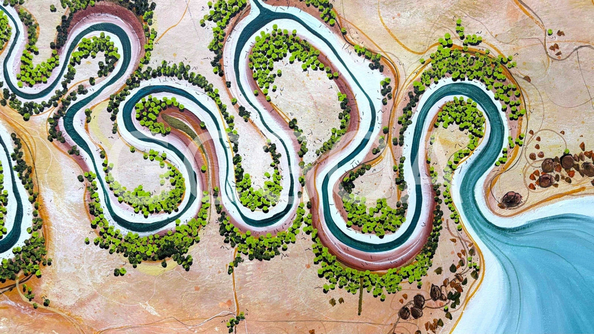 Where The River Comes Home - Gold Coast Gallery Of ArtTania Chanter