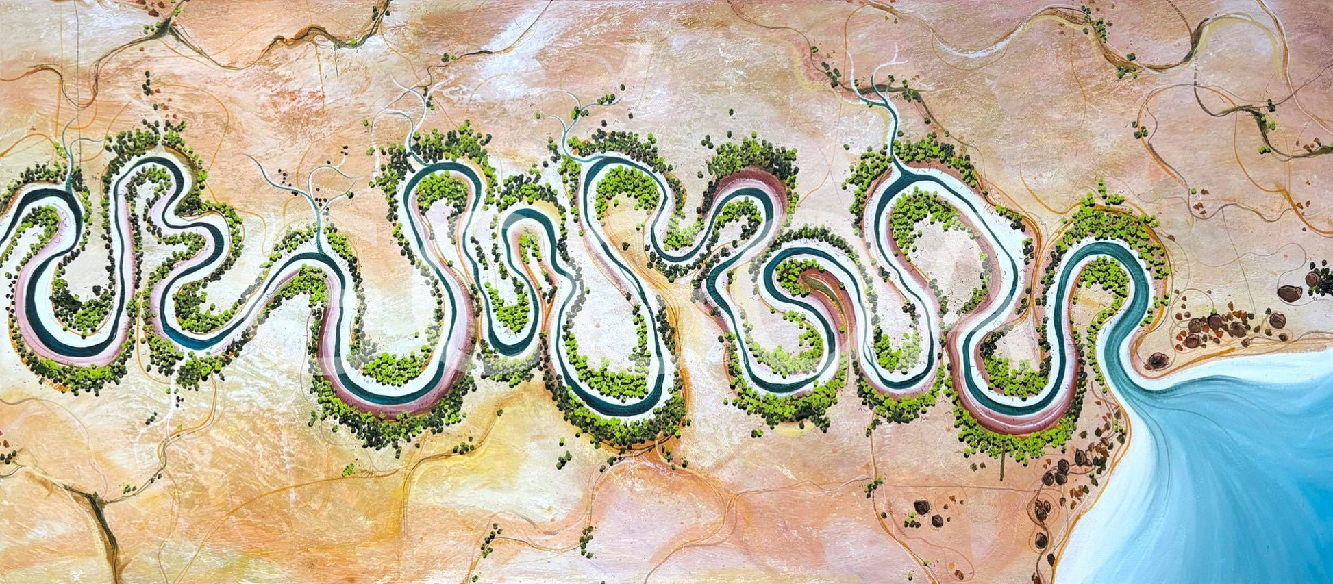 Where The River Comes Home - Gold Coast Gallery Of ArtTania Chanter