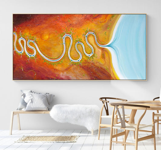Where The River Dances - Original Art - Gold Coast Gallery Of ArtTania Chanter