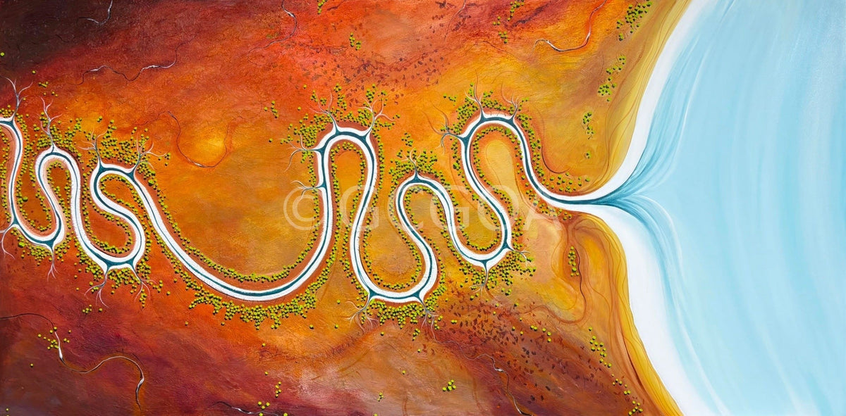 Where The River Dances - Original Art - Gold Coast Gallery Of ArtTania Chanter
