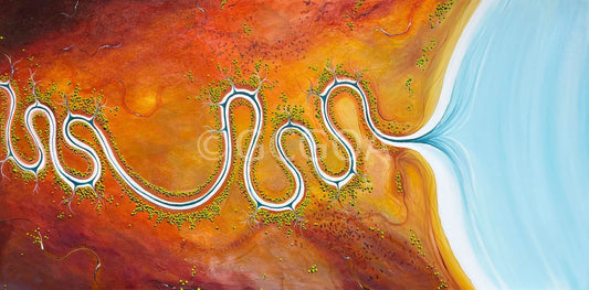 Where The River Dances - Original Art - Gold Coast Gallery Of ArtTania Chanter