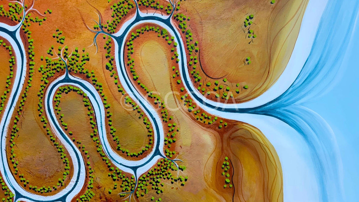 Where The River Dances - Original Art - Gold Coast Gallery Of ArtTania Chanter