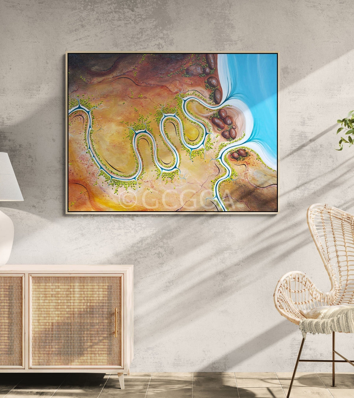 Where The River Once Spoke - Gold Coast Gallery Of ArtTania Chanter