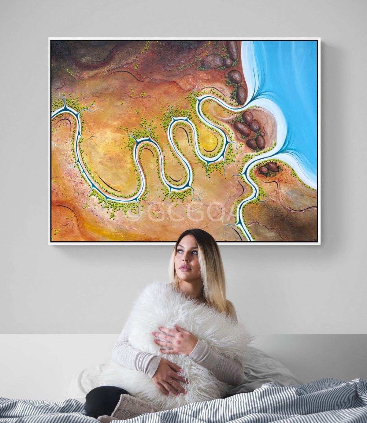 Where The River Once Spoke - Gold Coast Gallery Of ArtTania Chanter