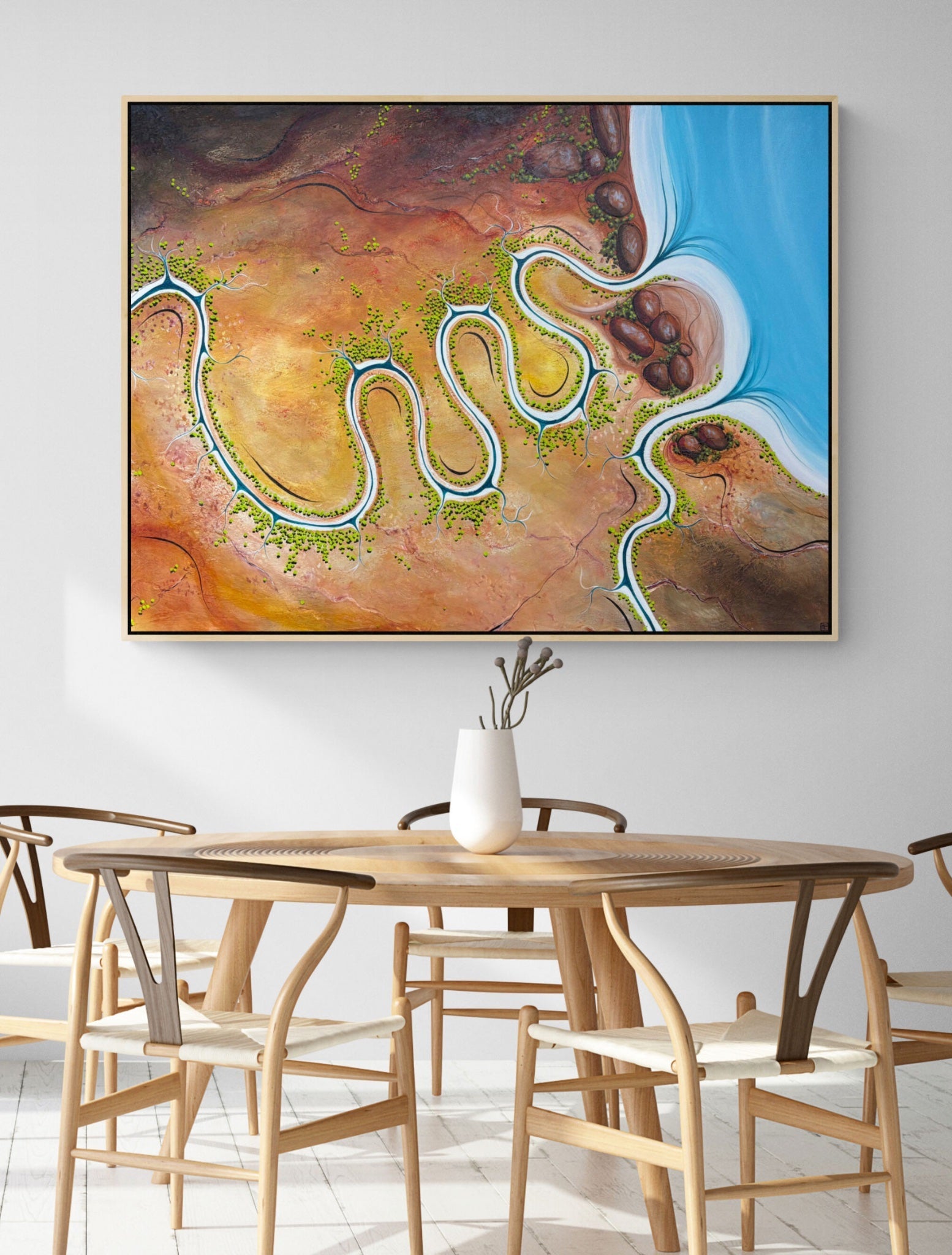 Where The River Once Spoke - Gold Coast Gallery Of ArtTania Chanter