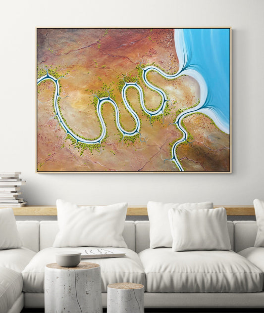 Where The River Once Spoke - Gold Coast Gallery Of ArtTania Chanter