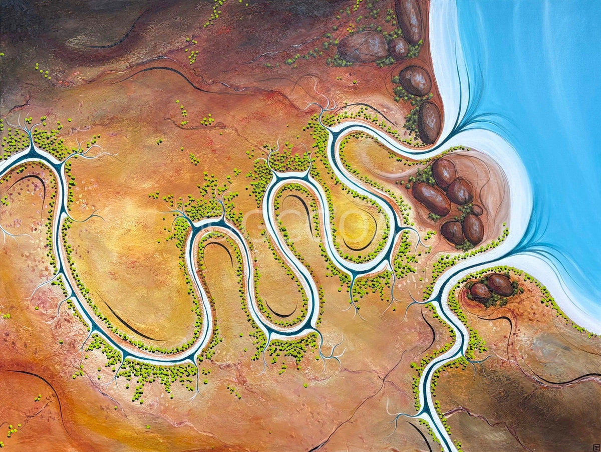 Where The River Once Spoke - Gold Coast Gallery Of ArtTania Chanter