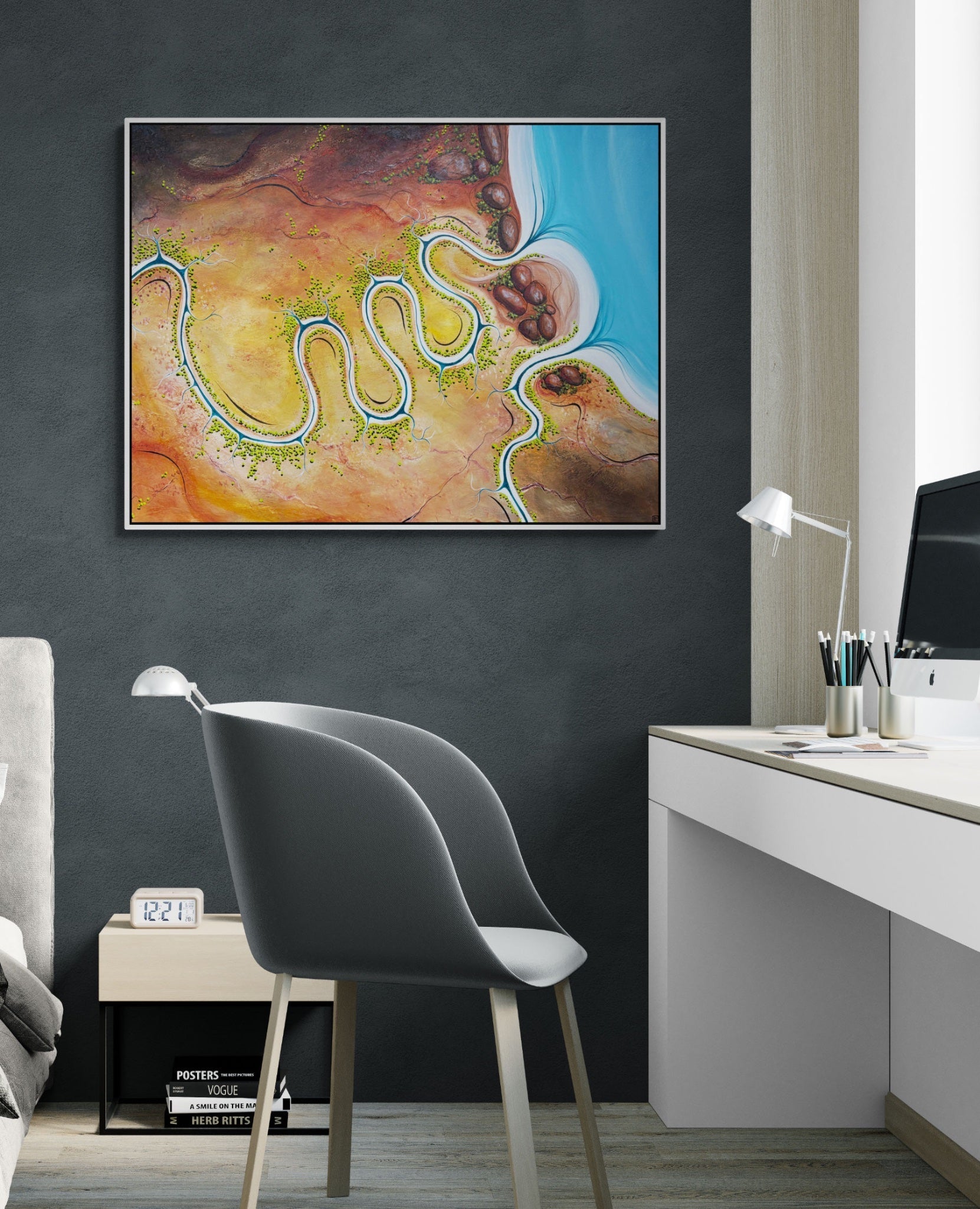 Where The River Once Spoke - Gold Coast Gallery Of ArtTania Chanter