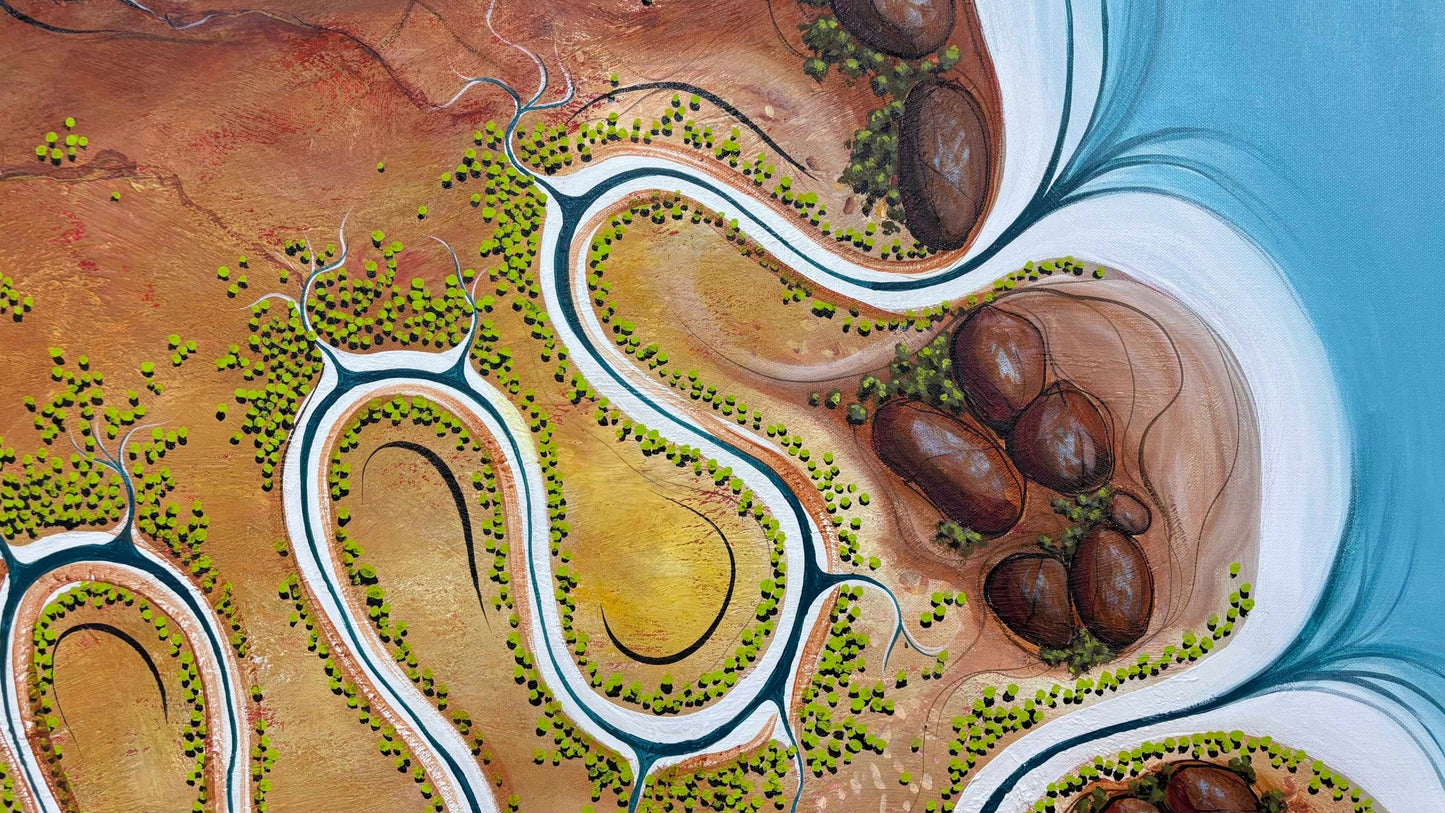 Where The River Once Spoke - Gold Coast Gallery Of ArtTania Chanter