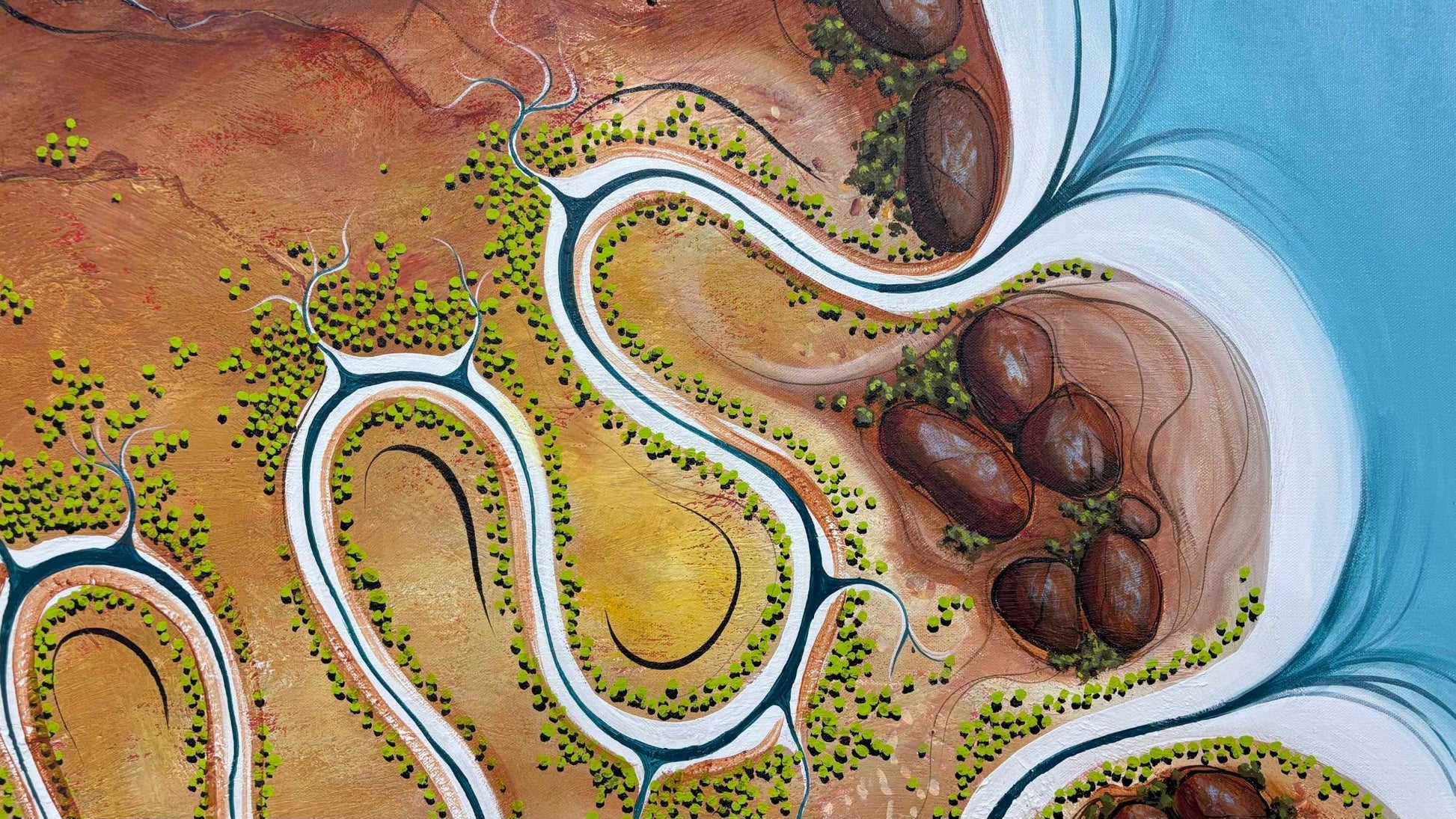 Where The River Once Spoke - Gold Coast Gallery Of ArtTania Chanter