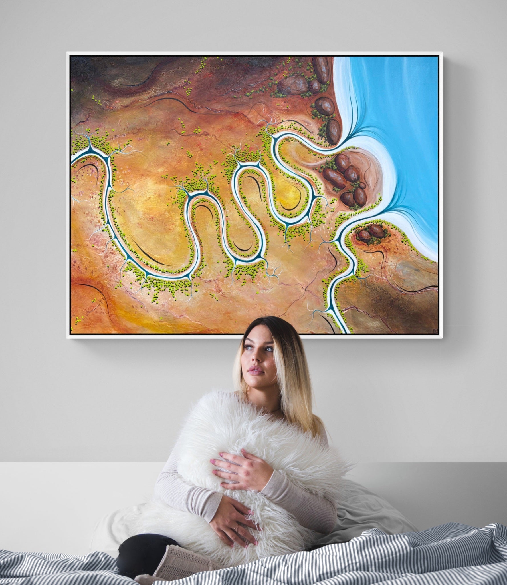 Where The River Once Spoke - Gold Coast Gallery Of ArtTania Chanter